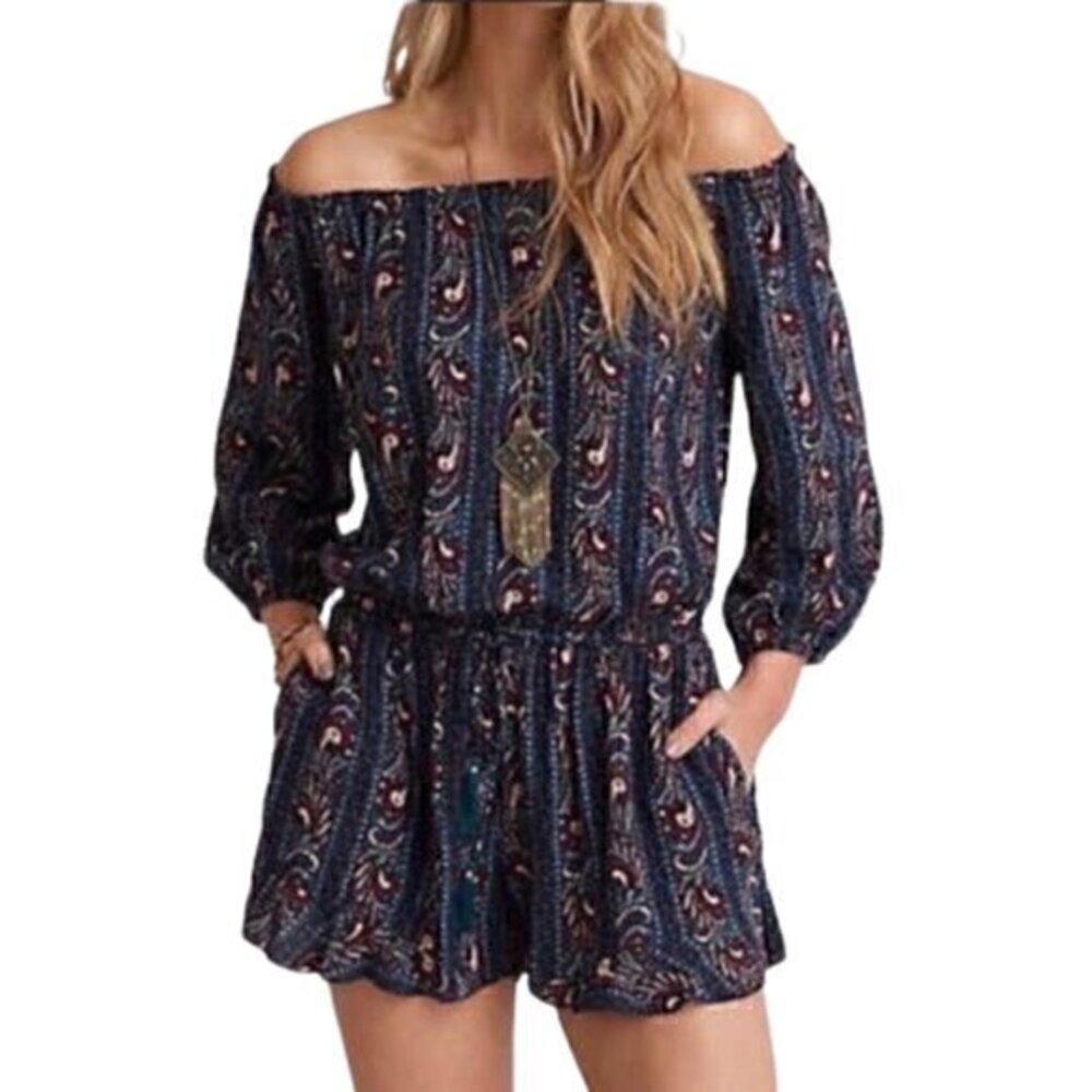 [American Eagle] Off the Shoulder Romper - Size S
